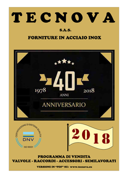 Anteprima Catalogo Tecnova Generale 2018